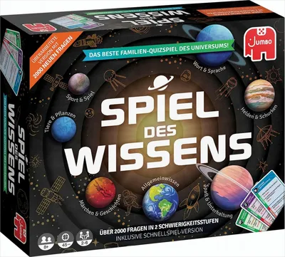 Produktbild von Jumbo Spiele Familienspiel, 19498, Spiel des Wissens
