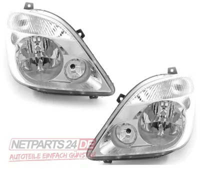 Zdjęcie produktu dla Johns, zestaw reflektorów halogenowych pasujący do Mercedes Sprinter 906 H7 H7 H7 Li Re od 06- 9068200561 A9068200561 9068200661 A9068200661