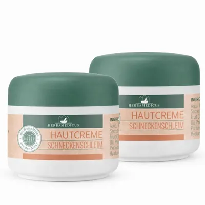 Produktbild von 2x50 ml Herbamedicus Hautcreme Schneckenschleim