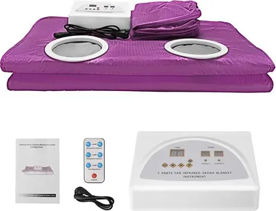 Obrázok produktu pre Saunová deka, vyhrievaná, vodotesná, fialová, 220V zástrčka EÚ