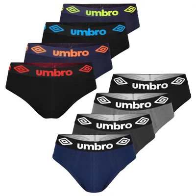 Produktbild von UMBRO 8er Pack - Herren Slips aus Baumwolle, Unterhosen für Männer, L