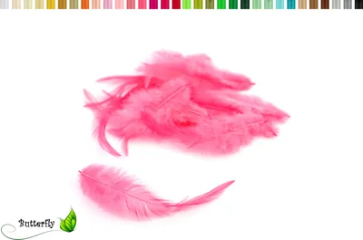 Produktbild von 3g Hahnenkreuz Federn ca. 8-13cm, Farbauswahl:pink 156