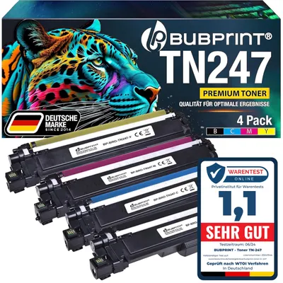 Zdjęcie produktu dla Kasetka z tonerem Bubprint, kompatybilna z Brother TN-243CMYK i TN-247