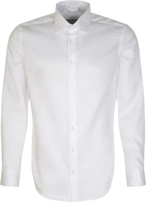Produktbild von Seidensticker BUSINESS Herren Hemd Langarm New-Kent Slim Weiß 43