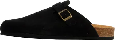 Produktbild von Natural World Uma Uni Leder-Pantoffel mit EVA-Sohle Schwarz (Negro), 7044-701