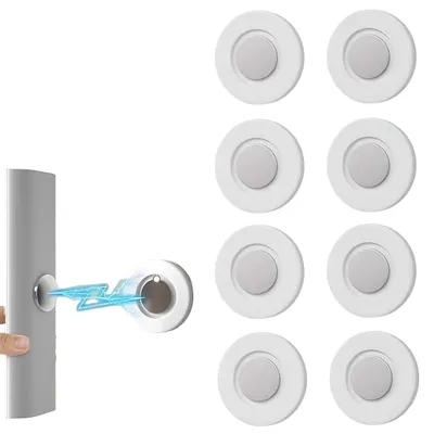 Magnetische Fernbedienungshalter, 8 Stück, selbstklebend, für Wand