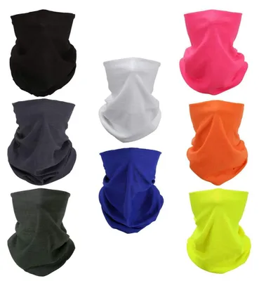 Produktbild von Sportmaske Motorradmaske Sturmmaske Schwarz 8 Stück Polyester 50x25cm