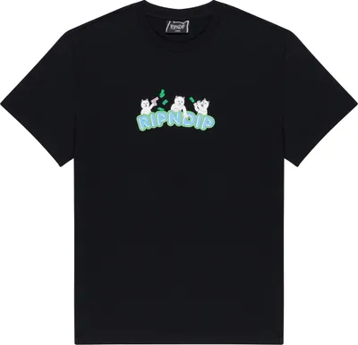 Produktbild von Rip N Dip T-Shirt CLUB CREAM TEE, Größe:XL, Farben:black