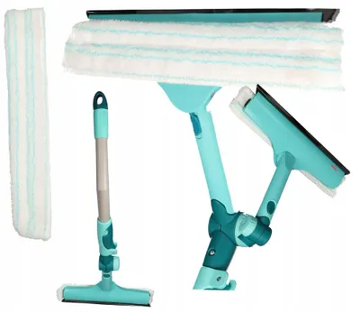 Produktbild von Fensterreiniger Leifheit Window und Frame Cleaner L 32 cm Teleskop Micro Duo