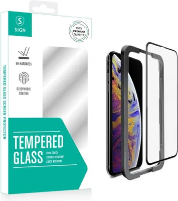 Produktbild von Full Cover Displayschutzfolie für iPhone 14/13/13 Pro + Montagerahmen