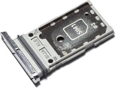 Produktbild von Simkartenhalter passend für Samsung Galaxy S22, S22+ (SM-S901B/DS, SM-S906B/DS), Serviceware, Weiss
