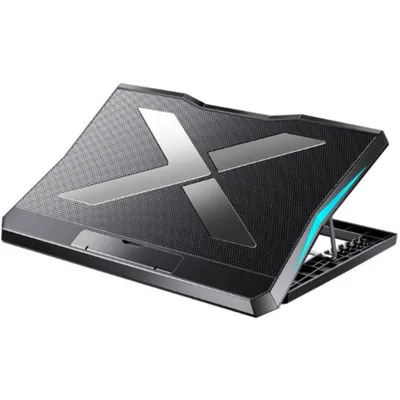 Produktbild von ZELURXX  X-förmiger Laptop-Kühler mit 6 Lüftern USB leise Kühlpad für 14-17 Zoll Notebooks