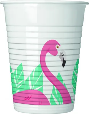 Produktbild von Flamingo 8 Kunststoffbecher 200ml