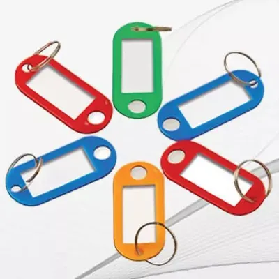 Imagen del producto de Llaveros de colores surtidos, juego de 6 unidades