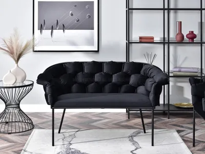 Zdjęcie produktu dla Designerski fotel BARTOL - czarny