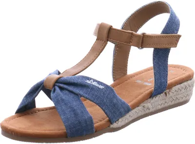 Produktbild von s.Oliver Mädchen Sandale blau/braun
