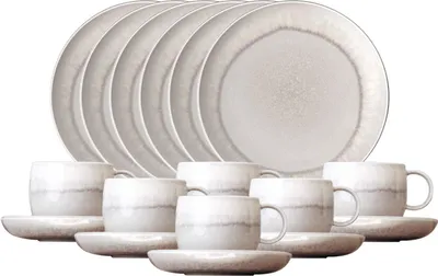 Produktbild von like. by Villeroy & Boch Perlemor Sand Kaffeeservice 18-teilig
