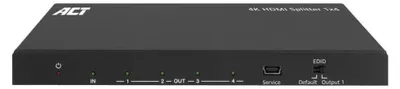 Productafbeelding van ACT AC7832, HDMI, 4x HDMI, 3840 x 2160 pixels, Zwart, 4K Ultra HD, 10,2 Gbit/s