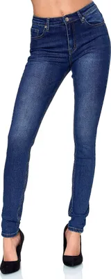 Obrázok produktu pre Elara Damen – Vysoký pás, úzke džínsy "Skinny Jeans" – model Chunkyrayan EL09D1, modrá farba, veľkosť 36 (S)