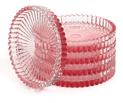 Immagine prodotto di Omgoods - Set di 5 sottobicchieri in vetro - Decorazione per la tavola, ideali per bevande, diametro 8,5 cm