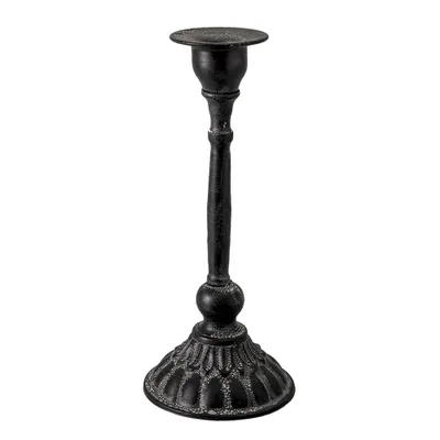 Produktbild von Clayre & Eef Kerzenständer Ø 10x24 cm Schwarz