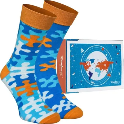 Produktbild von Rainbow Socks Alltagssocken Puzzle 1 Paar Lustiges Rätsel Geschenk Gr.41-46