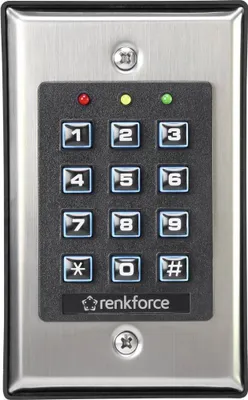Produktbild von Renkforce 1582597 Codeschloss Aufputz mit beleuchteter Tastatur