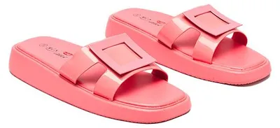 Produktbild von Korallenhausschuhe für Damen mit Zegor-Ornament - Schuhe, Größe 39