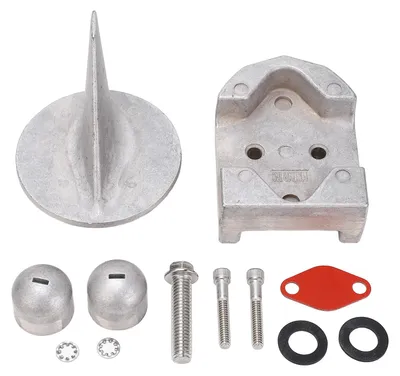 Obrázek produktu pro Sada hliníkových anod pro lodě, model 888756A2, náhradní sada anod pro motory MerCruiser MR, kompatibilní s převodovkou Alpha One, modely z let 1984 až 1991