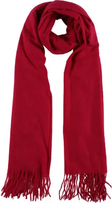 Produktbild von XXL Schal Damen Schultertuch Halstuch Stricktuch mit Fransen Pink
