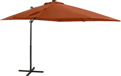 Obrázok produktu pre Maison Exclusive – závesný slnečník s LED osvetlením, 250 cm, terakota