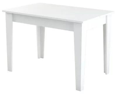 Esstisch weiß Melamin 110x75x72 cm rechteckig