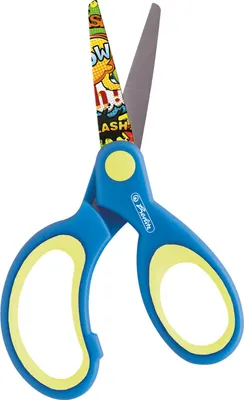 Produktbild von Herlitz Design Bastelschere für Linkshänder / rund / Farbe: blau