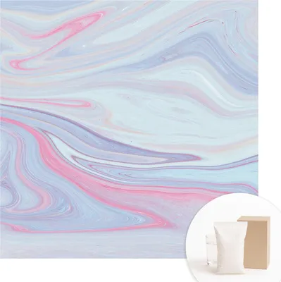 Produktbild von Fototapete - Wandbilder für Wohnzimmer - 250x250 cm - Dekorative Wandfolie - Modernes Design für Wanddekoration - Tapeten für Innenräume - Pastellwirbel