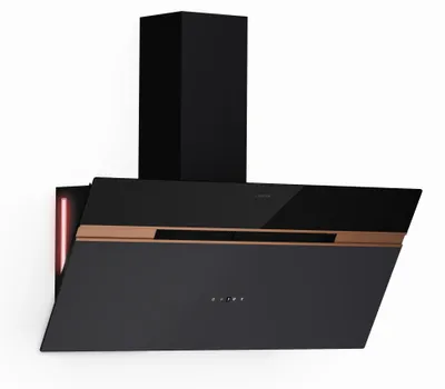 Image de Klarstein Alina Hotte Aspirante - 90 cm Hotte Décorative, 690 m³/h, Classe A++, Éclairage LED, Silencieuse 52 dB, Mode Évacuation & Recirculation,Tactile, Noire