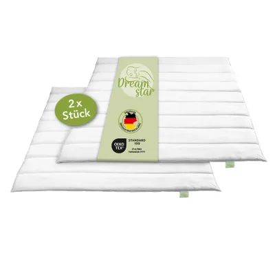 Produktbild von tb-furniture-gmbh, Bettdecke, 135 x 200 cm, Winter, 2er Set, Eco, Microfaser, Duo-Steppbett, waschbar & trocknergeeignet, nachhaltige Faserfüllung