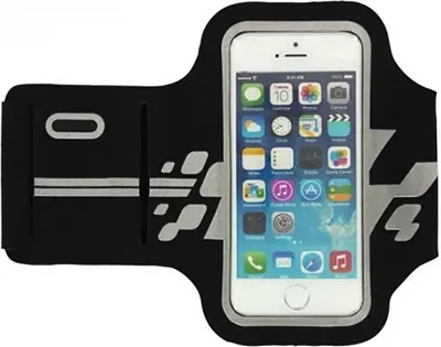 Image de Wantalis, brassard de sport pour smartphone taille S modèle Athlet Élasthanne, noir