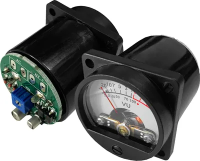 Image de VU Meter 2 Pcs Panel VU Meters Warm Back Light Analog DB Sound Level Indicator Recording & Audio Level Amp with Driver Board