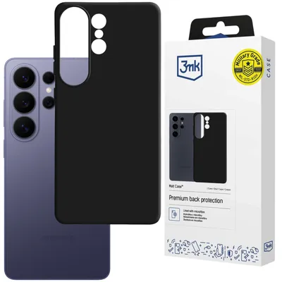 Produktbild von 3mk Matt Case Black – schwarze matte Handyhülle für das Samsung Galaxy S26 Ultra, robuste Schutzhülle mit Kameraschutz