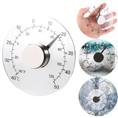 Produktbild von Außenthermometer, Rund und Batteriefrei, Wasserdicht