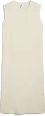 Image de Robe à manches courtes Puma Ess Beige L Femme Beige L