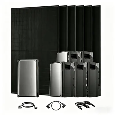 Produktbild von Powerness Balkonkraftwerk mit Speicher,EcoFlow STREAM Ultra 1,92 kWh(4 MPPT) mit 5x STREAM Pro 1,92 kWh(3 MPPT), 6x 500W Module & EFParallel
