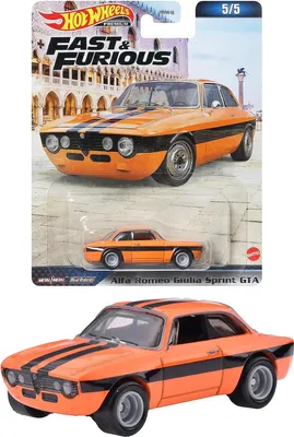 Immagine prodotto di Hot Wheels Fast & Furious HKD29, Auto, 3 anni/anni, Plastica, Metallo, Nero, Arancione