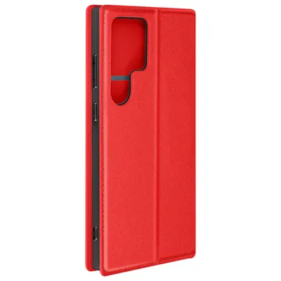 Image de Avizar, Classic Edition Kunstlederetui Samsung Galaxy S24 Ultra, Rot