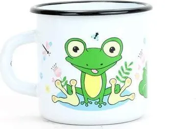 Immagine prodotto di BELIS Tazza smaltata "Ranocchietta", diametro 8 cm, 350 ml