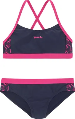 Produktbild von Bench Bustier-Bikini pink-marine Größe 146/152