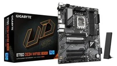 Produktbild von Mainboard GIGABYTE B760 DS3H WF6E GEN5, ATX, Intel B760, PCIe 5.0, WiFi 6E