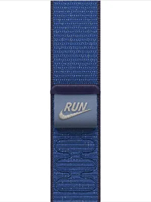 Immagine prodotto di Apple Nike Sport Loop, cinturino, Smartwatch, Blu, Apple, Apple Watch: 38mm, 40mm, 41mm, Nylon, Poliestere riciclato, Spandex