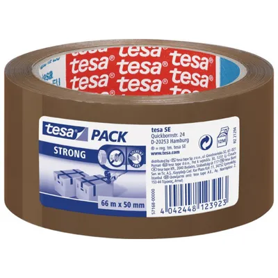 Produktbild von TESA Clear Strong, Polypropylen, Karton, 66 m, 50 mm, 1 Stück(e)