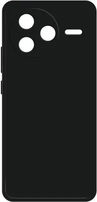 Productafbeelding van Beschermhoes voor de Xiaomi Poco F7 Pro - Phonesta, kleurrijk siliconen achterkant - zwart